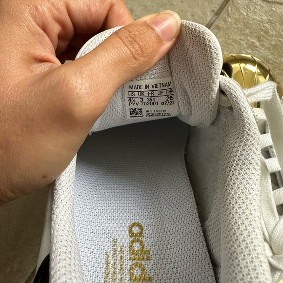 Adidas Superstar Metal Toe Sneakers - Picture 3 of 9